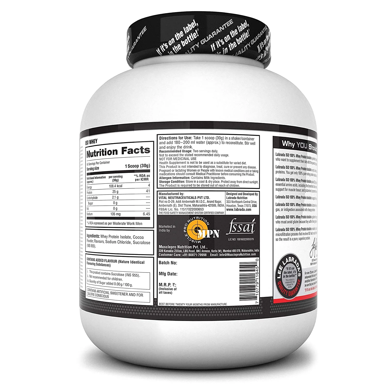 Labrada ISO WHEY 5lbs - Image 2